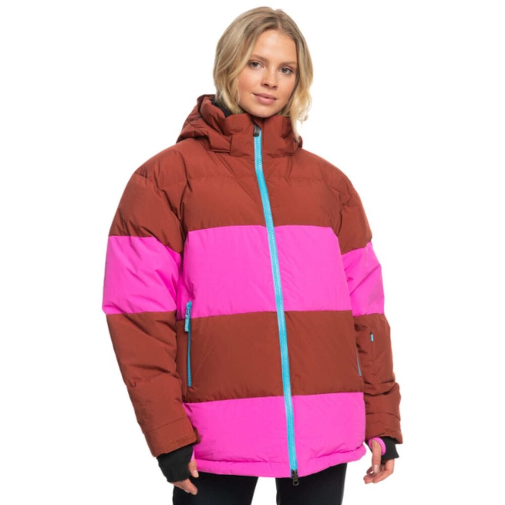 NWT New Roxy X Rowley Block Puffer Womens XS Down Ski Snowboard Winter Jacket